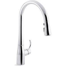 Polished Kitchen Faucets Kohler Simplice (K-596-CP) Polished Chrome