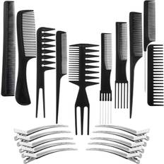 Silver Hair Combs Boao 10 Pack Hair Stylists Styling Comb Set Bill