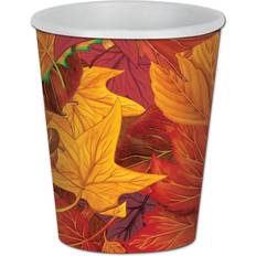 Beistle Company 90811 Fall Leaf Beverage Cups