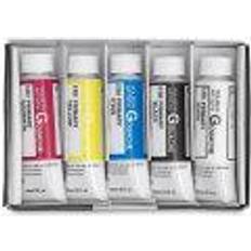 Holbein Artists' Gouache Set Artists' Primary Set, Set of 5 Colors, 15 ml tubes