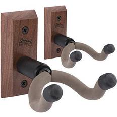 String Swing CC01K-BW2 Hardwood Home & Studio Guitar Hanger Black Walnut 2 Pack