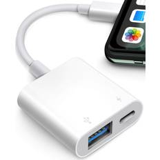 Fubiaofei LᎥghtnᎥng - USB A 3.0/USB C PD M-F 0.3ft