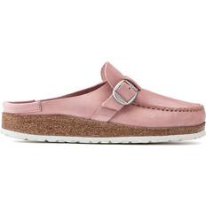 Birkenstock Pink Outdoor Slippers Birkenstock Buckley Nubuck Leather - Soft Pink