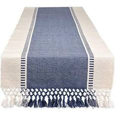 Cotton Cloths & Tissues DII 72" Dobby Stripe Tablecloth Blue