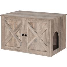 Pets Feandrea Litter Box Enclosure Side End Table