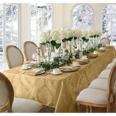 Gold Tablecloths Elrene Barcelona Damask Tablecloth Gold