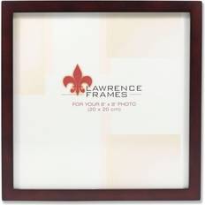 8x8 picture frame Lawrence Frames 755988 Espresso Wood 8x8 Picture Gallery Photo Frame