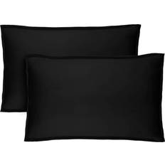 Bare Home Premium 1800 Pillow Case Black (66x50.8cm)