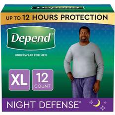 Adult Incontinence Protection Depend Night Incontinence Fragrance Free Underwear for Overnight