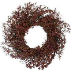 Decorative Items Northlight 24 Fall Harvest Burgundy Berry Artificial Wreath Christmas Decoration