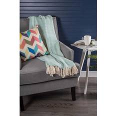 Design Imports Zingz & Thingz Rose Diamond Stitch Blankets Multicolor, Pink (152.4x127cm)