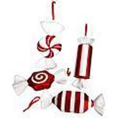 Nearly Natural Shatterproof Jumbo Candy Cane Christmas Tree Ornament 12" 4pcs
