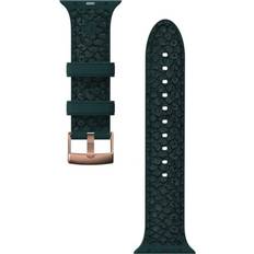 Bracelets de montre connectée Njord byELEMENTS Salmon Leather Watch Band for Apple Watch 44/45mm