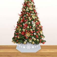 Metal Christmas Tree Skirts vidaXL Cover Christmas Tree Stand 68cm