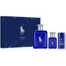 Gift Boxes Polo Ralph Lauren Men's Blue 3-Piece Eau De Toilette Set