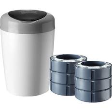 Poubelles à couches Tommee Tippee Simplee Sangenic Nappy Disposal Bin + 6 Refills