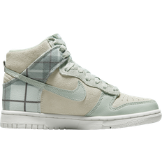 NIKE Dunk High GS - Summit White/Light Silver/Summit White