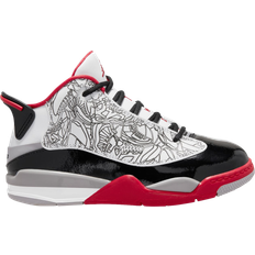 Synthetic Sport Shoes Nike Jordan Dub Zero PS - White/True Red/Black/Neutral Grey