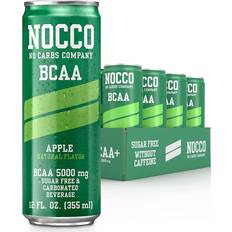 Decaffeinated Sports & Energy Drinks Nocco BCAA Caffeine Free Apple 355ml 12 pcs