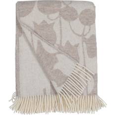 Almedahls Skogen Filt Vit, Beige, Grå (170x130cm)