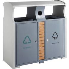 Cleaning Equipment & Cleaning Agents Recycling waste collector for outdoors, capacity 2 WxHxD