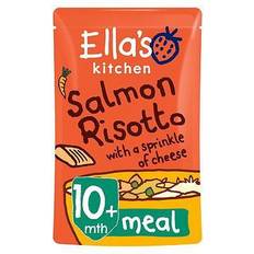 Cheap Rice & Grains Ella's Kitchen Super Scrummy Salmon Risotto with a Sprinkle of Cheese Stage 3 from