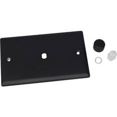 Varilight 1-Gang Matrix Kit For Rotary Dimmers (Twin Plate) Matt Black