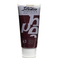 Rose Peintures acryliques Pebeo Studio Acrylic Paint terra rosa 100 ml