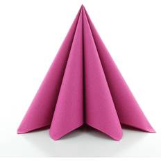 Luksus servietter Mørk pink 40x40cm 25 stk