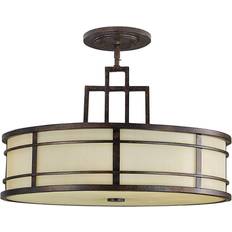 Bronze - D Pendler FEISS Elstead Fusion 3 Light Grecian Pendel