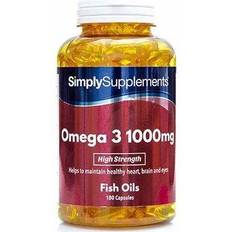 Simply Supplements Premium Quality Omega 3 1000mg Grade