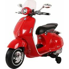 Motos électriques pour enfants vente Injusa RunRunToys Vespa Moto Électrique 12V Rouge