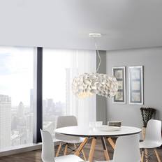 Schuller Lighting Valencia Narisa LED-pendellampa 5xG9 Ø47 cm Vit Pendellampa