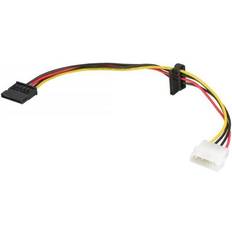 4 pin strøm adapter InLine SATA strøm Y-adapter 4-Pin Molex han han