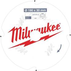 Milwaukee 190mm 4T Fibre Cement Cutting Circular Saw Blade