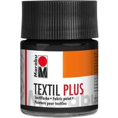 Textilfarben Marabu Textil Plus Schwarz 073 50 ml