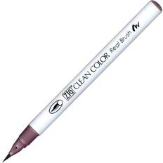 Zig 6 stk. Penseltusser Clean Color Pensel Pen 808 Plum Gray