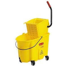 Rubbermaid WaveBrake 2.0 Mop Bucket Wringer Combo w/Side