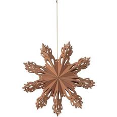 Broste Copenhagen Dekorationsfigurer Broste Copenhagen Snowflake juledekoration Indian tan Dekorationsfigur