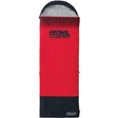 Coleman Schlafsäcke Coleman Festival Single Sleeping Bag Black Red schwarz