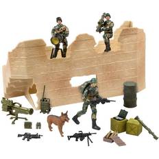 Militär leksaker 1:18 Militär Angreppsstyrka m. 3 actionfigurer