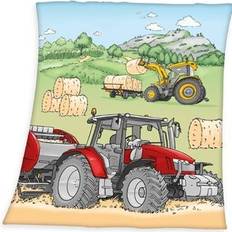 Baby Best Traktor Fleece tæppe