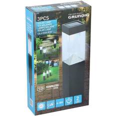 Grundig solarlampe 2xLED Bedlampe 3stk