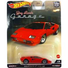 Hot wheels garage Hot Wheels Lamborghini Countach LP 5000 QV Red "Jay Lenos Garage" Diecast Model Car