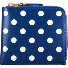 Comme des Garçons Polka Dot Printed Wallet Blue - ONESIZE