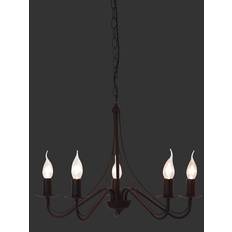 5 Pærer Pendler Trio Lighting Country Lysekrone 5L Pendel