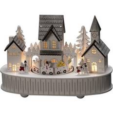 Holz Weihnachtsleuchten Konstsmide House/Church Wood 5 LED Weihnachtsleuchte 15.5cm