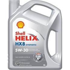 Shell Entretien de voiture et accessoires pour véhicules Shell Helix HX8 Synthetic 5W-30 Huile moteur 4L