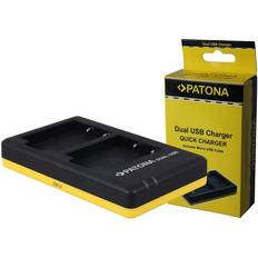 Np w126s Patona Dobbeltoplader til to batterier Fujifilm NP-W126 og NP-W126S