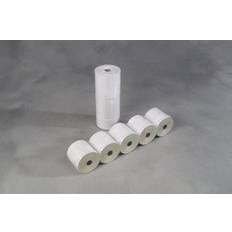Hvid Sticky Notes Bonrulle 76x70x12mm 25m 2-lags hvid/gul